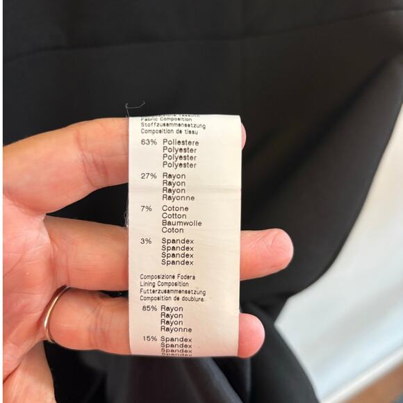 Peserico Black Sleeveless Dress Size EU 42 US 6 - Picture 5 of 7